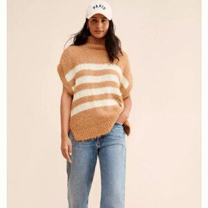 Pilcro Mock-Neck Short-Sleeve Sweater